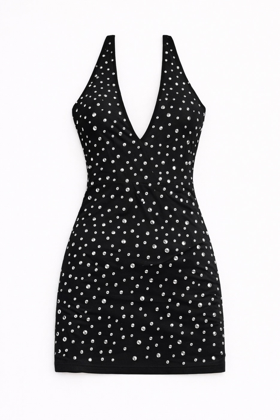 Backstage Halter Mini Dress