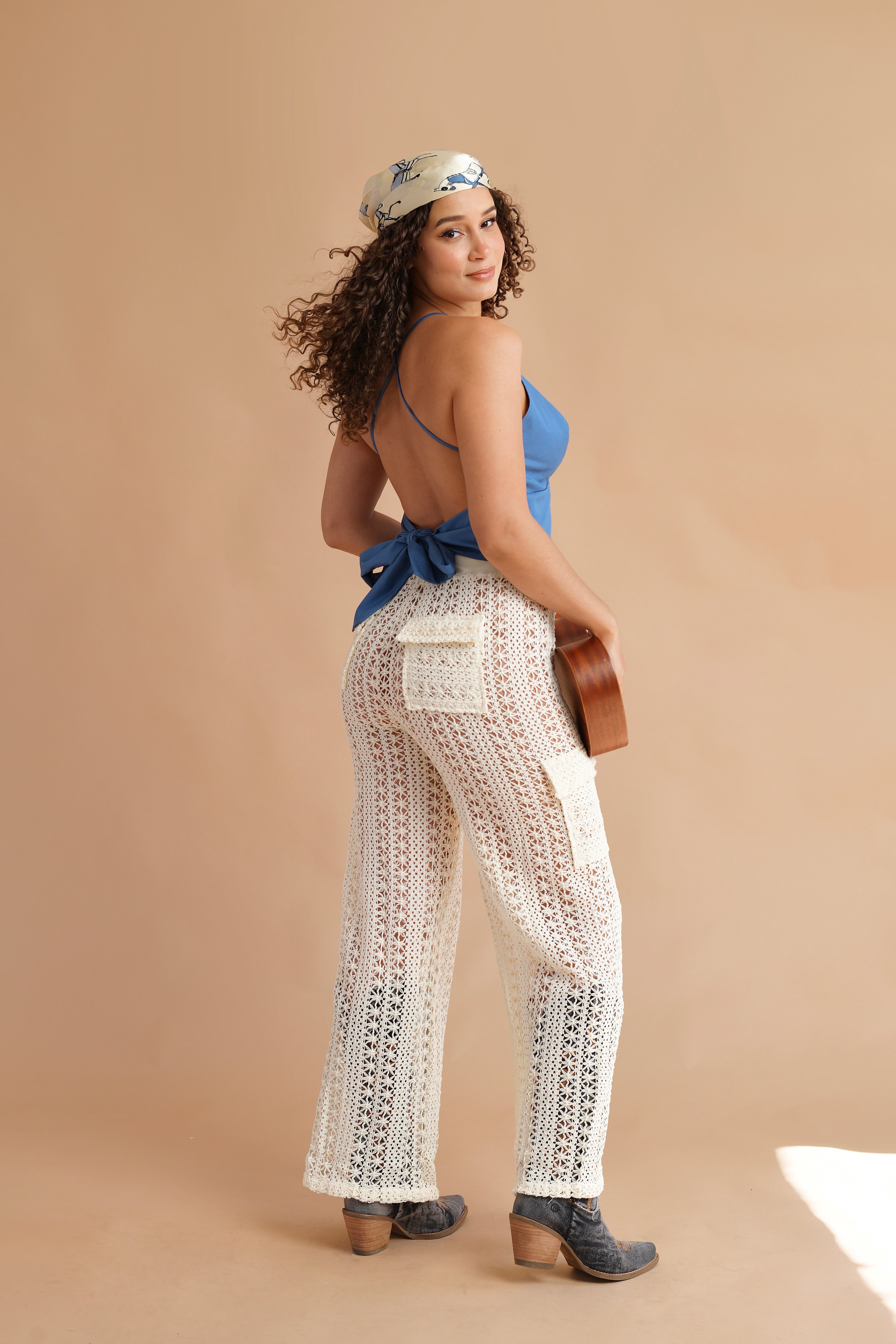 Drift Crochet Cargo Pants