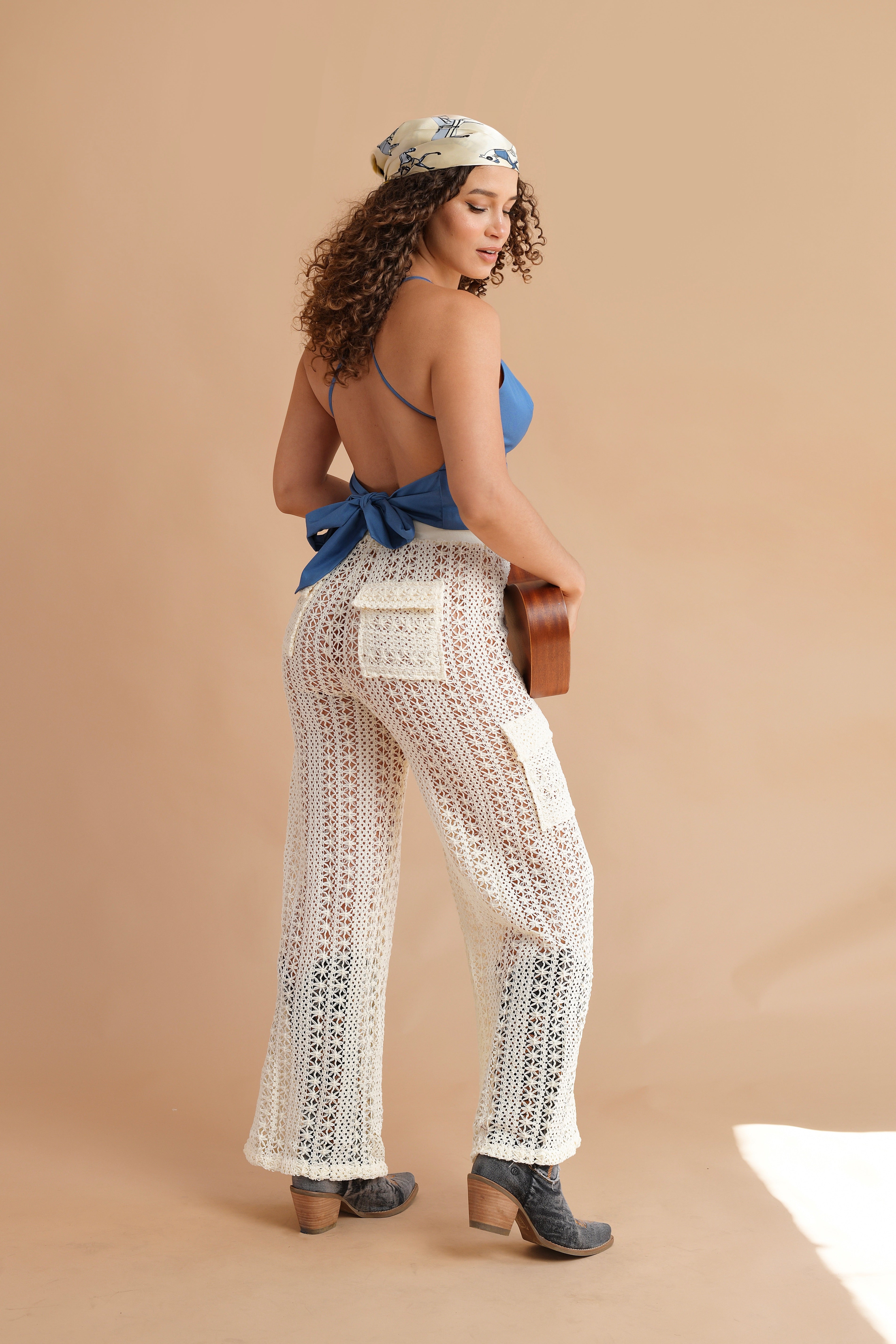 Drift Crochet Cargo Pants