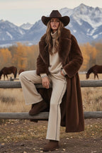 Saddle Stitch Wide Leg Pants