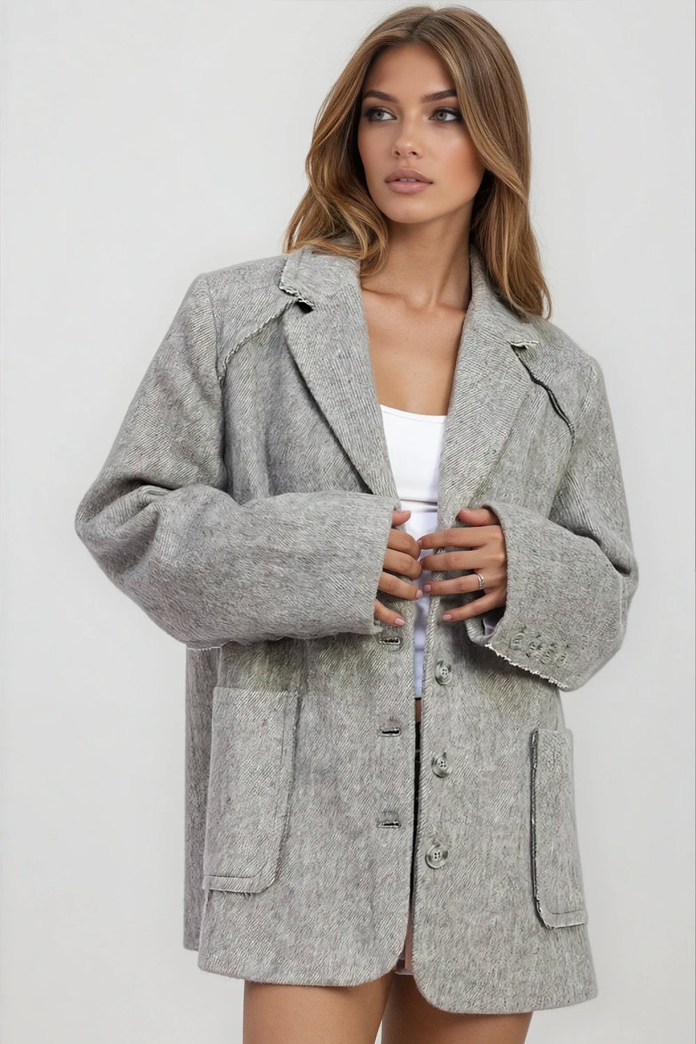 City Saddle Oversized Blazer