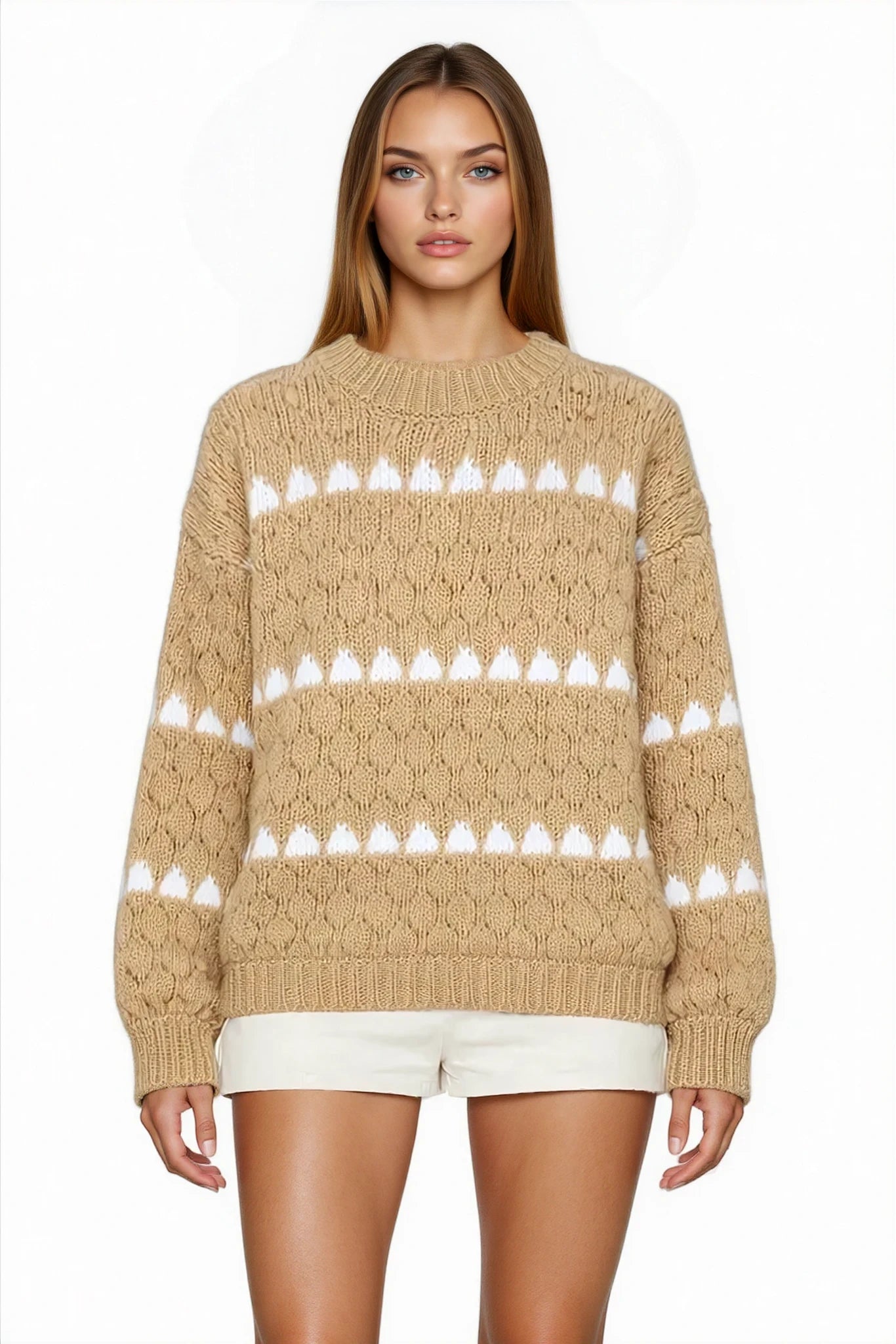 Avery Puff Sleeve Baggy Sweater