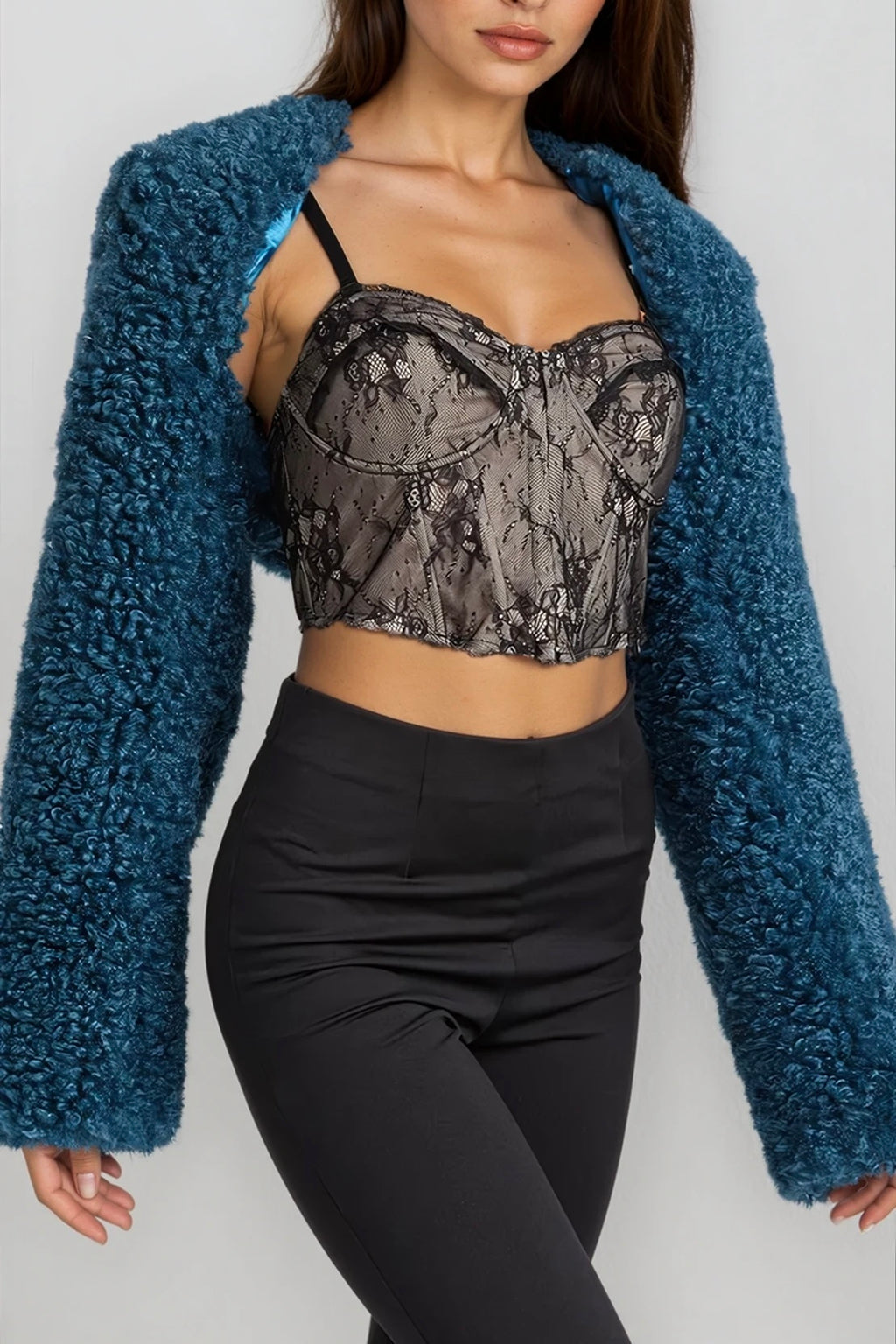 Après Hours Faux Fur Bolero