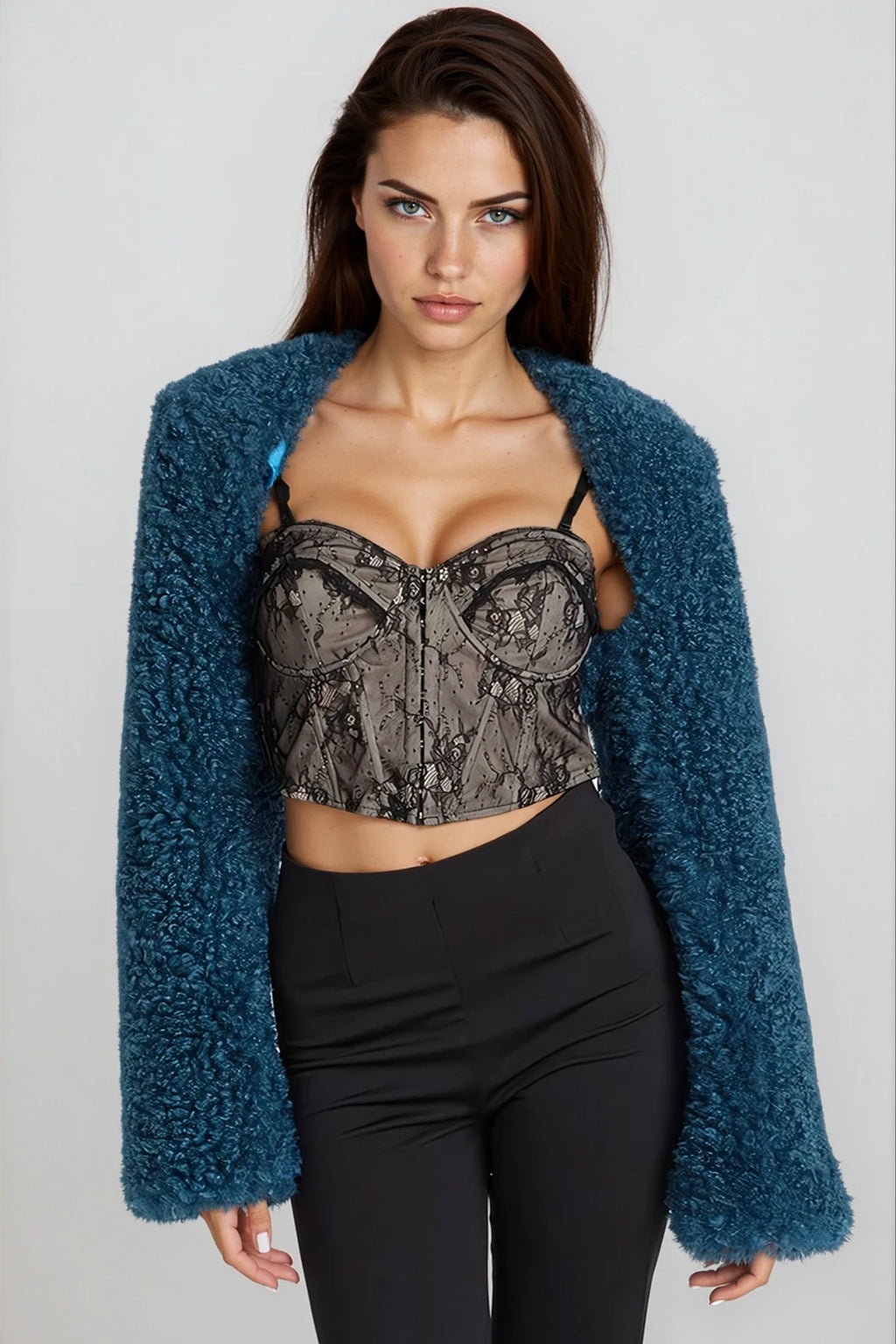 Après Hours Faux Fur Bolero