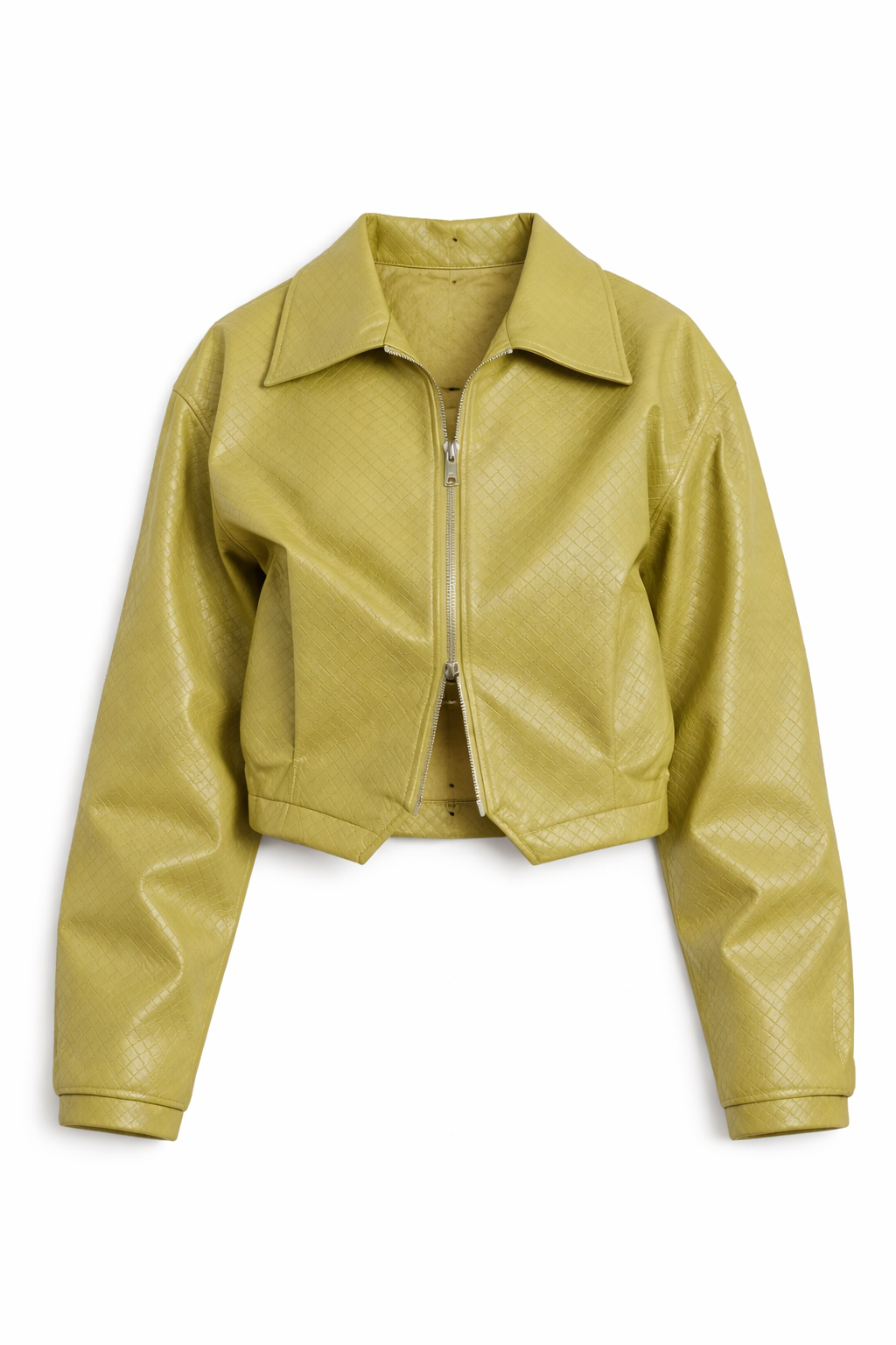 Sloane Cropped Embossed Jacket