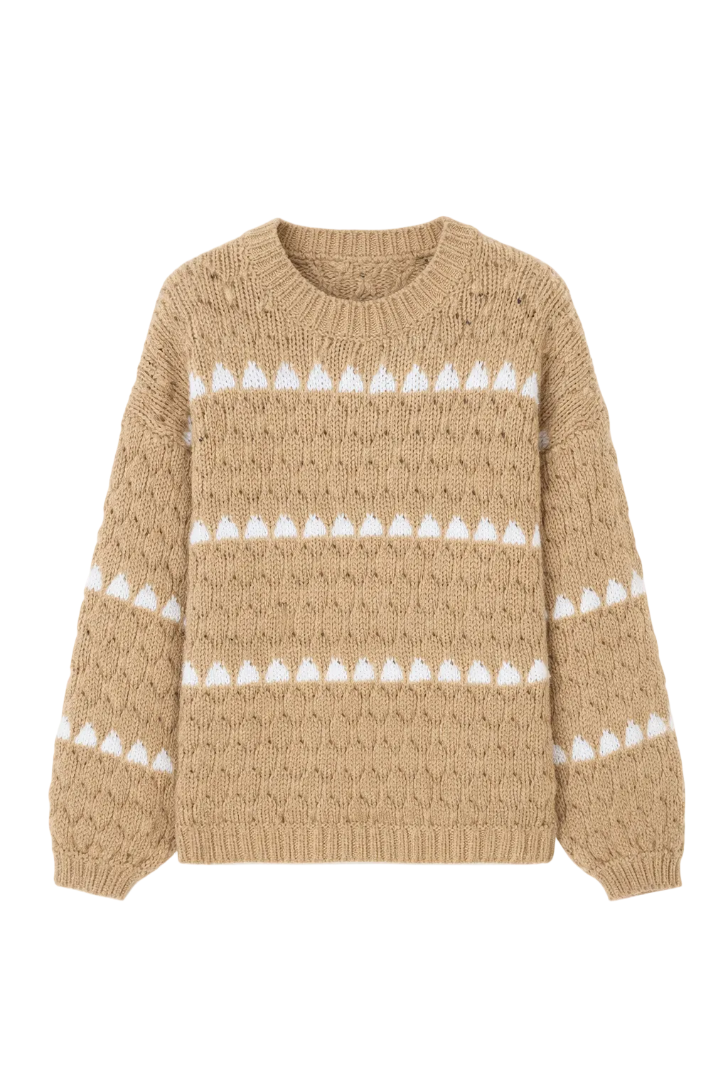 Avery Puff Sleeve Baggy Sweater