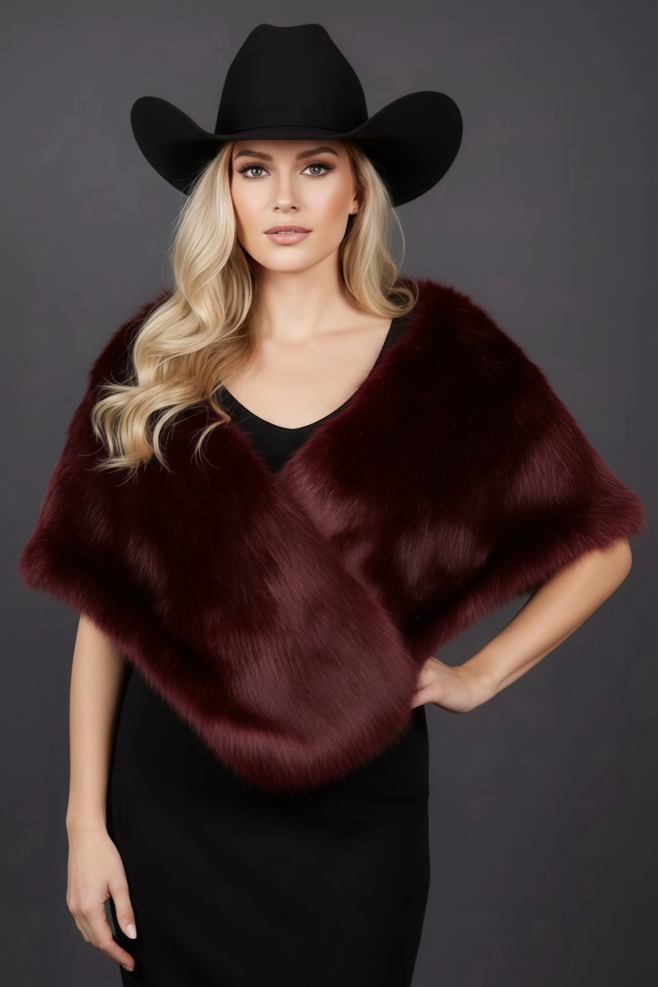 Chalet Chic Faux Fur Wrap