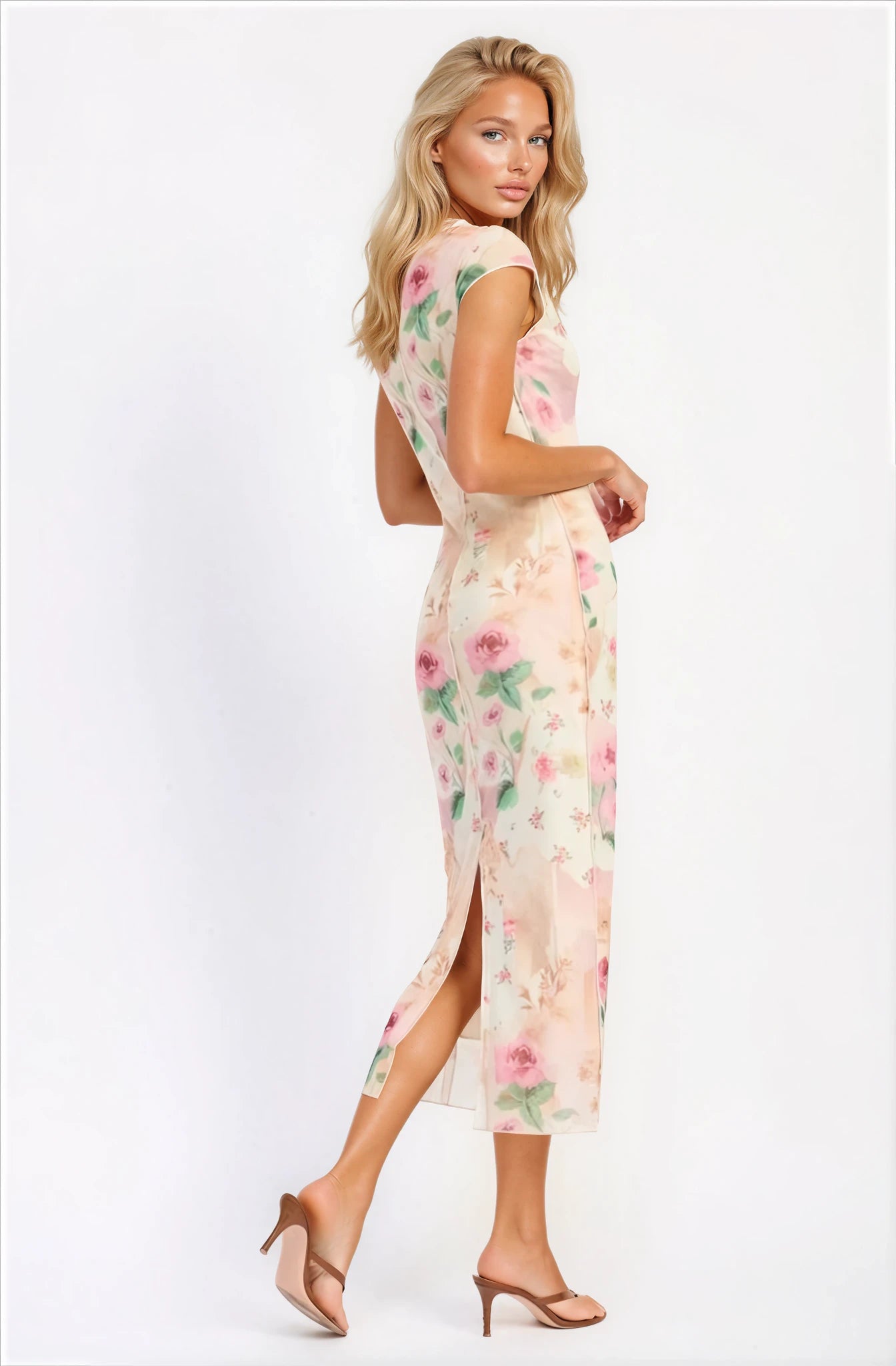 Wildflower Merrow Seam Midi Dress