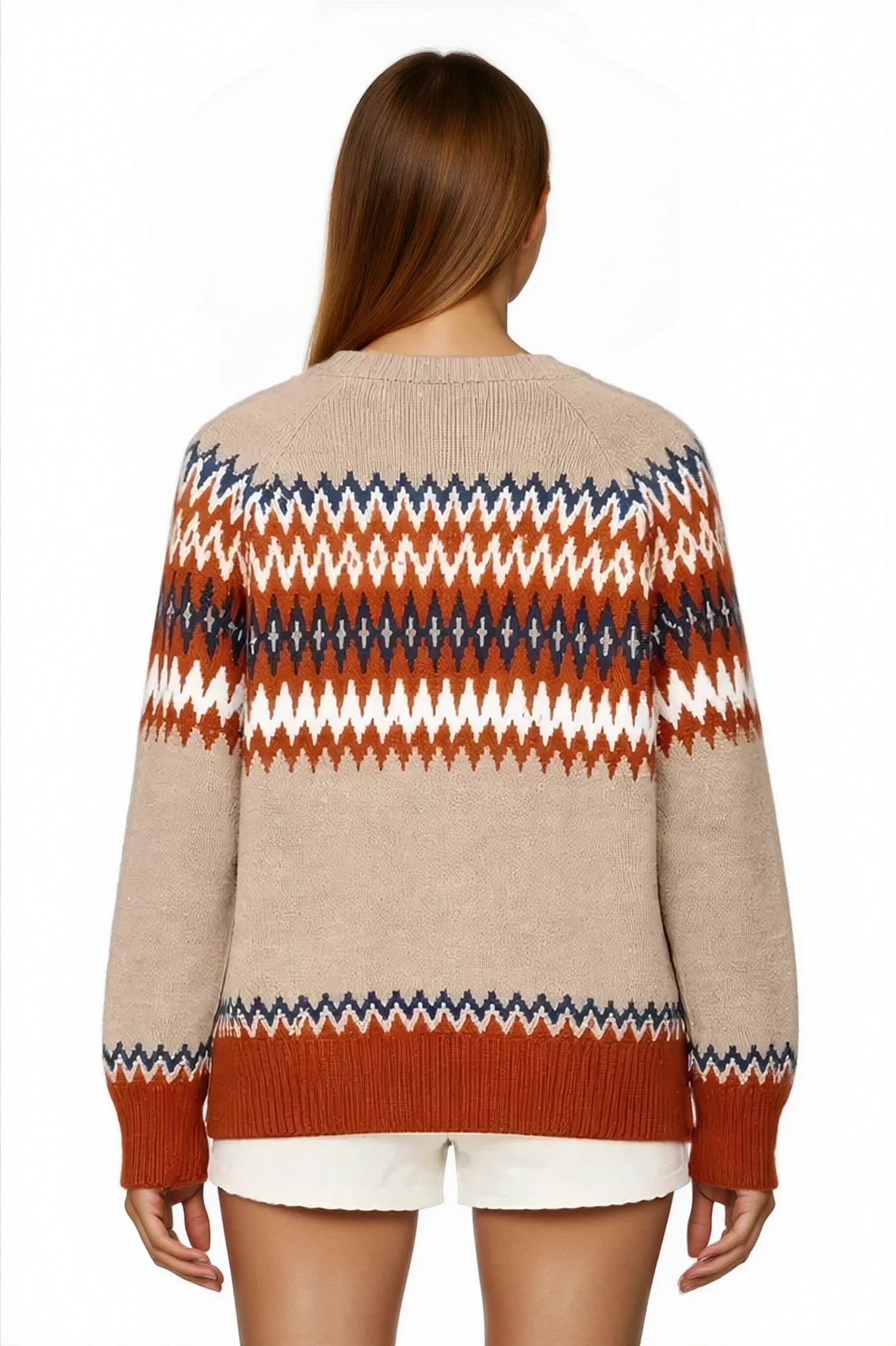 Eva Aztec Knit Sweater
