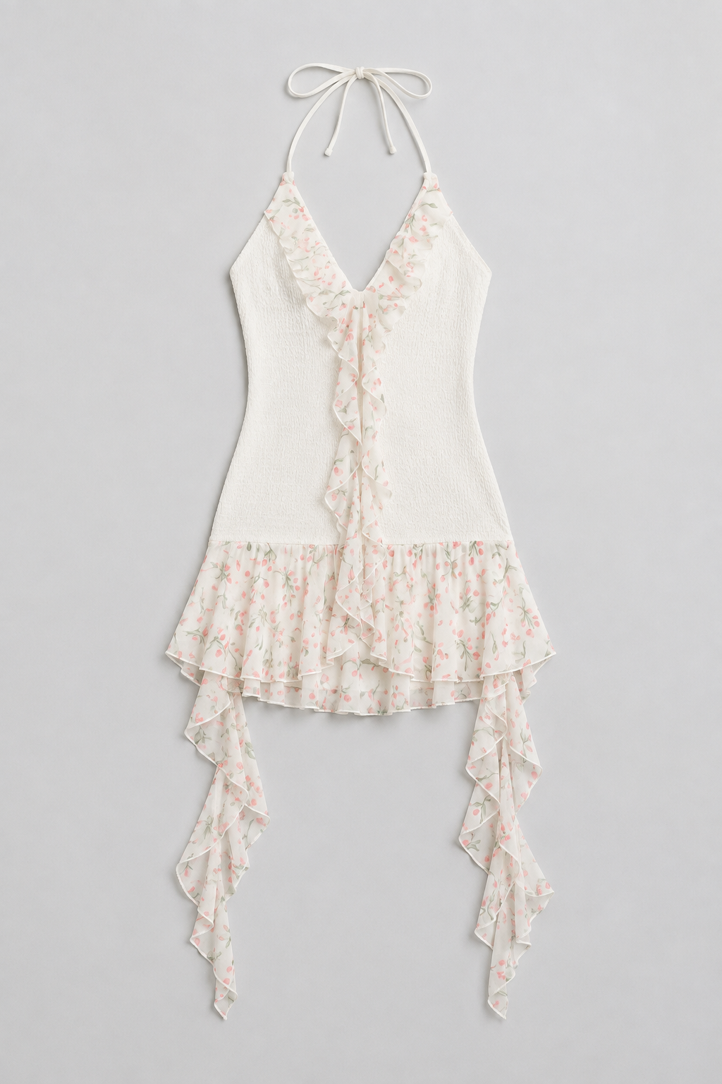 Sweetheart Garden Halter Dress