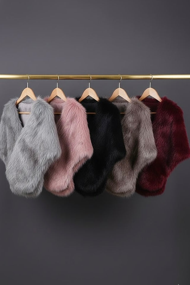 Chalet Chic Faux Fur Wrap