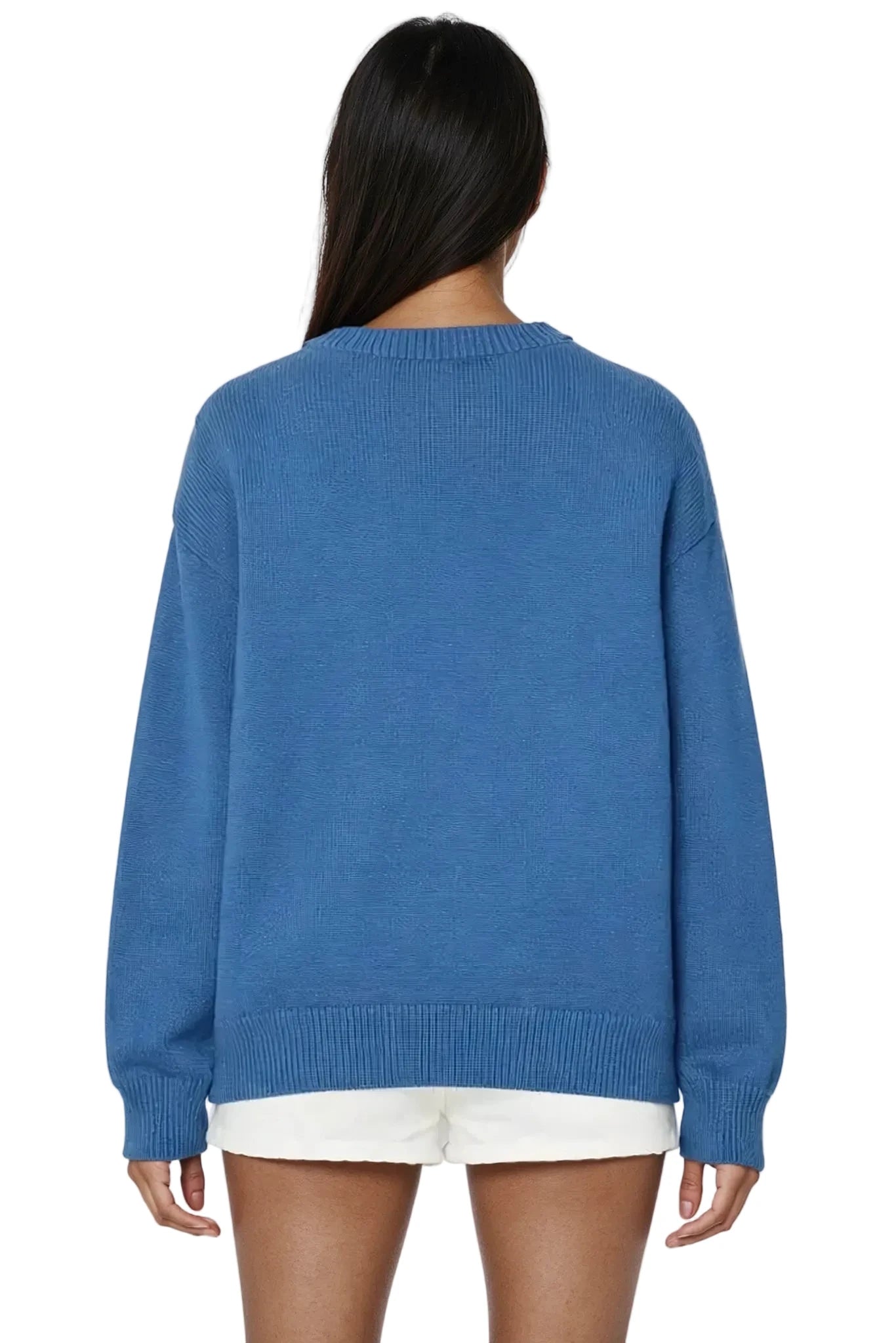 Howdy Embroidered Crewneck Sweater