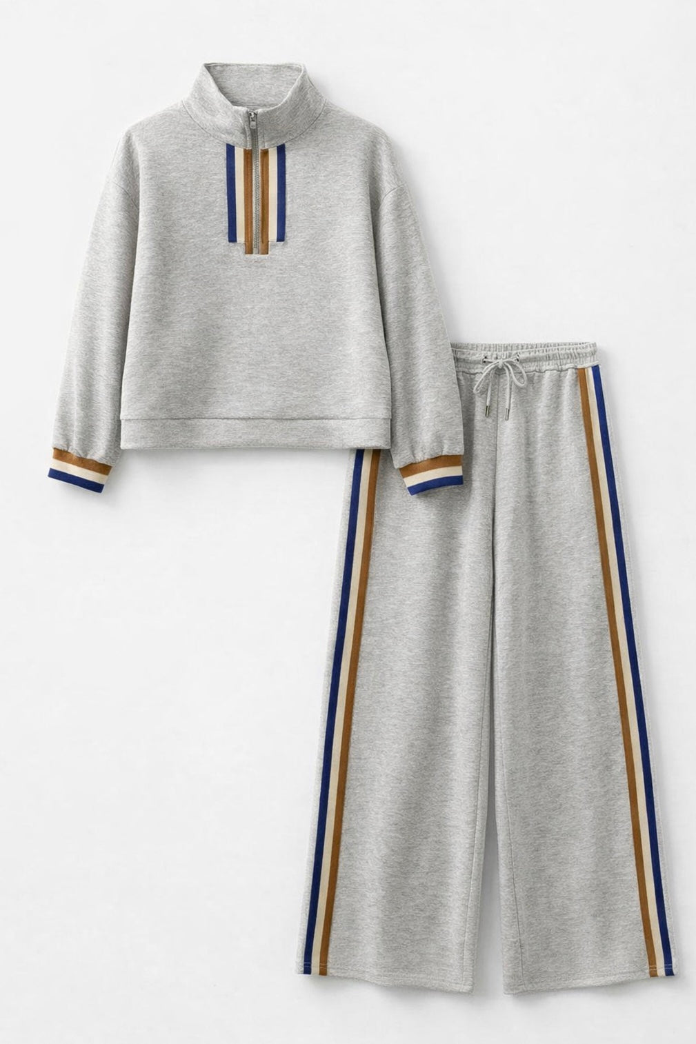 Meridian Stripe Zip Set