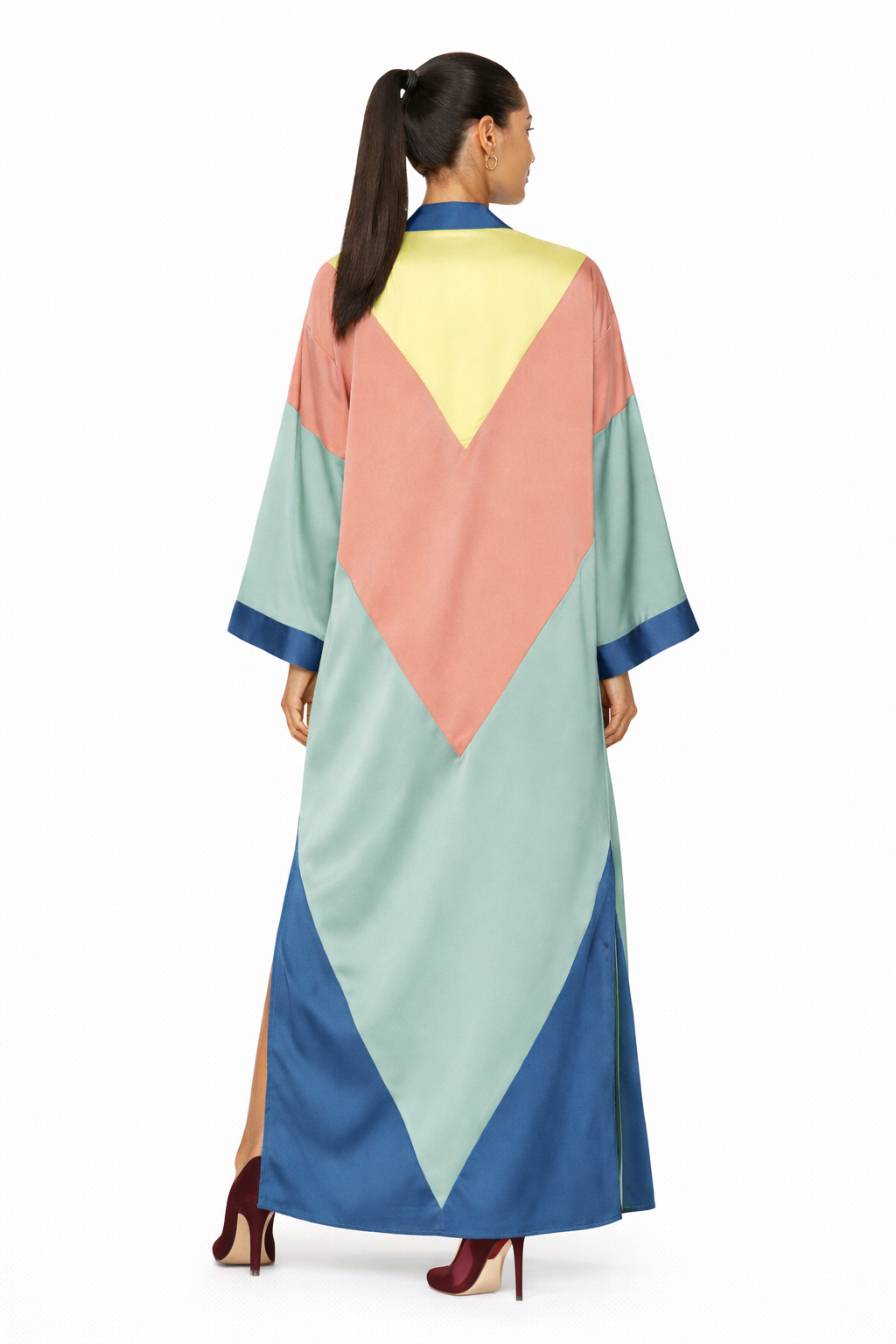 Sunset Prism Maxi Kimono