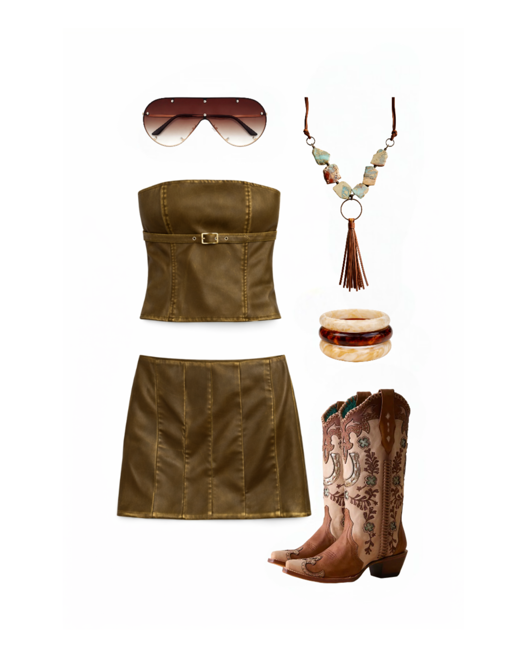 Desert Relic Fringe Necklace