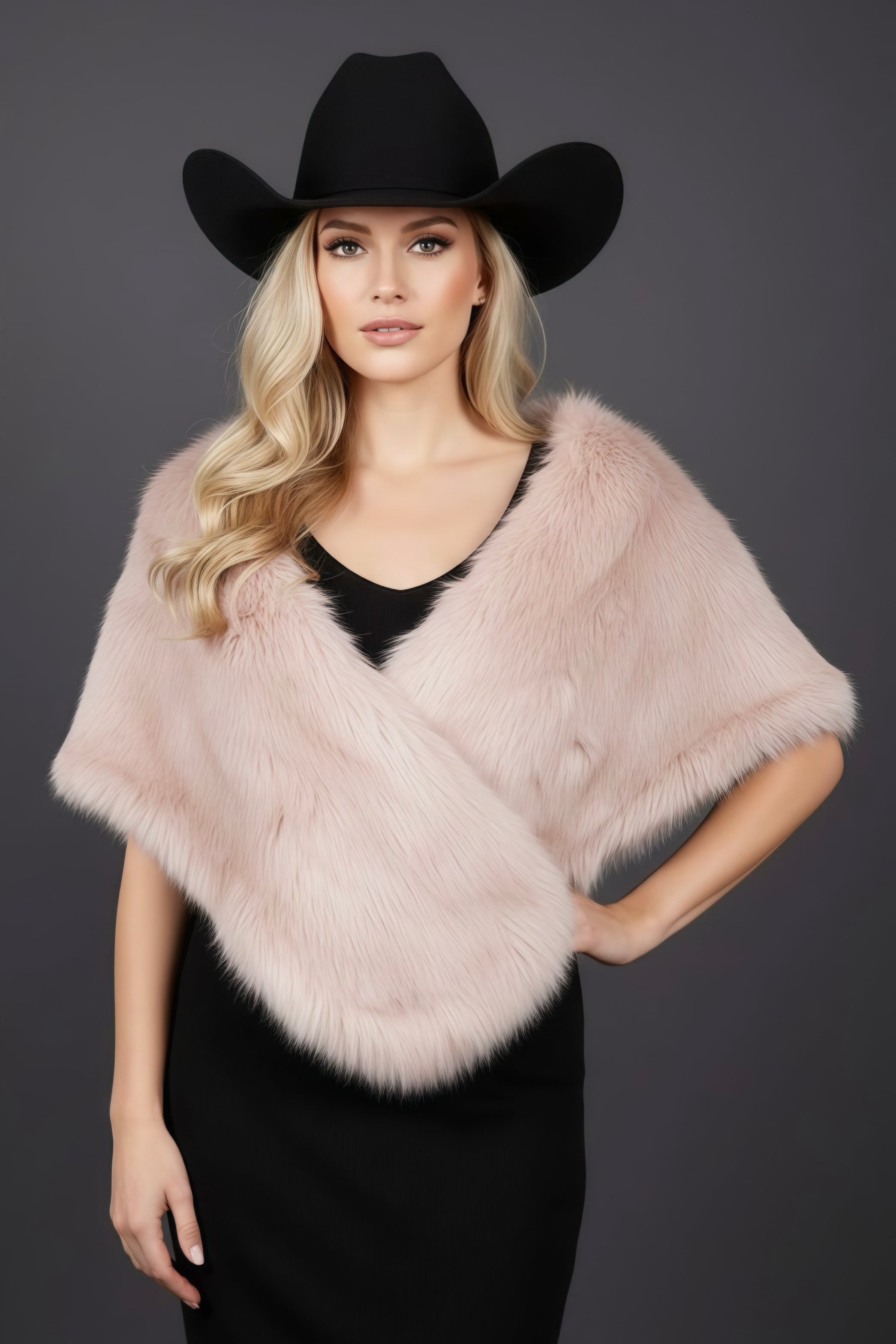 Chalet Chic Faux Fur Wrap