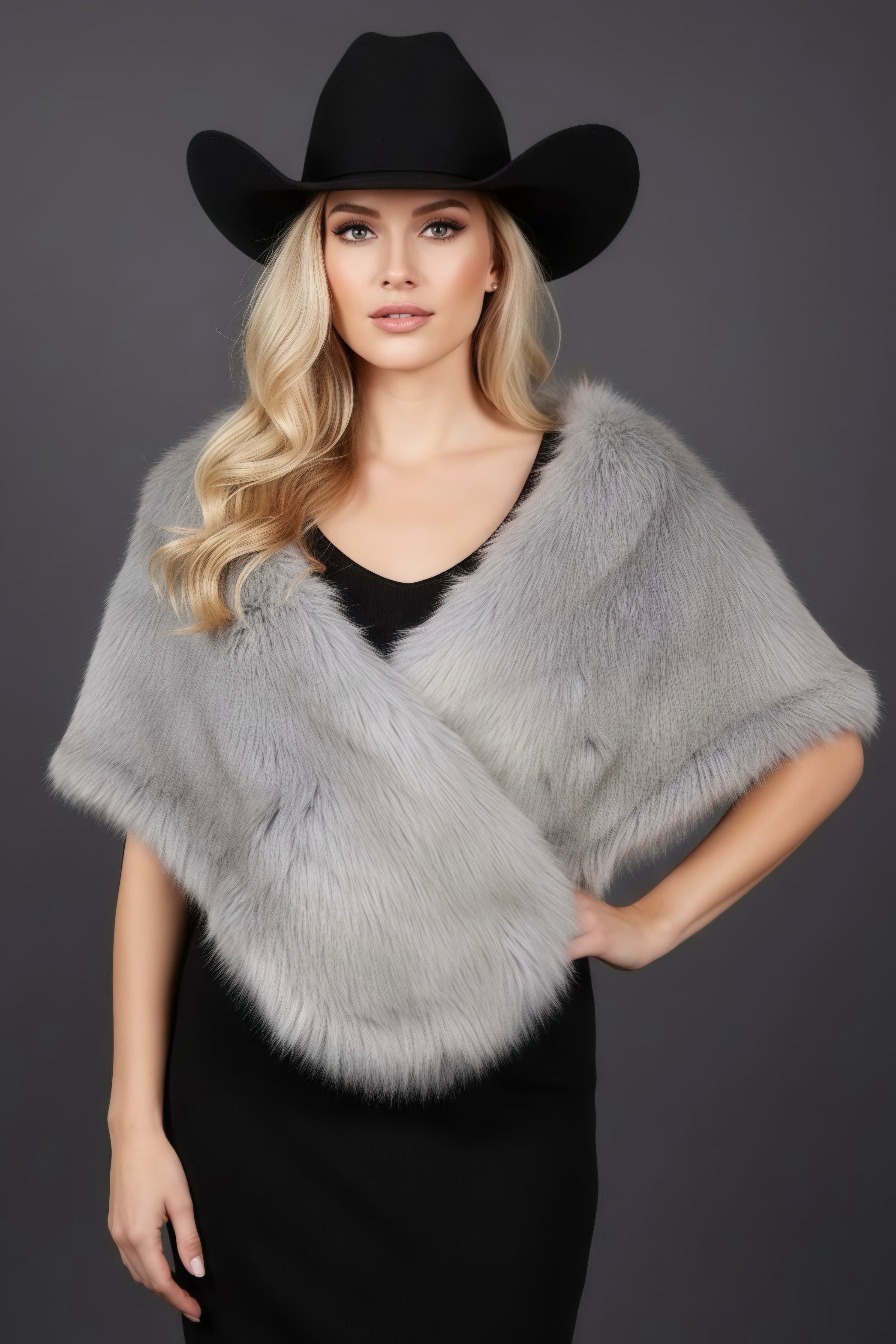 Chalet Chic Faux Fur Wrap