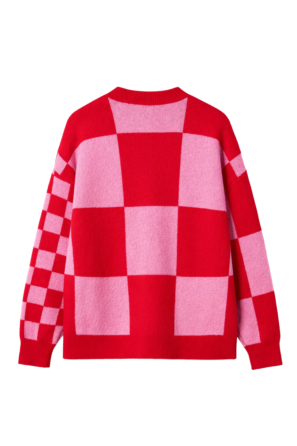 Plaid Knit Button-Front Sweater Cardigan