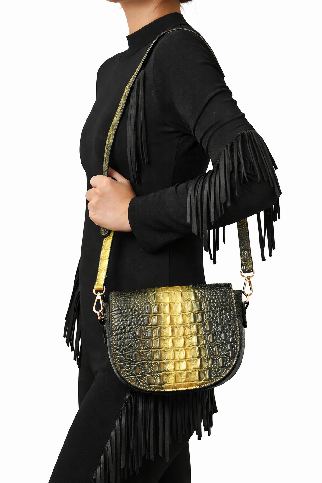 Amalia Croc Crossbody