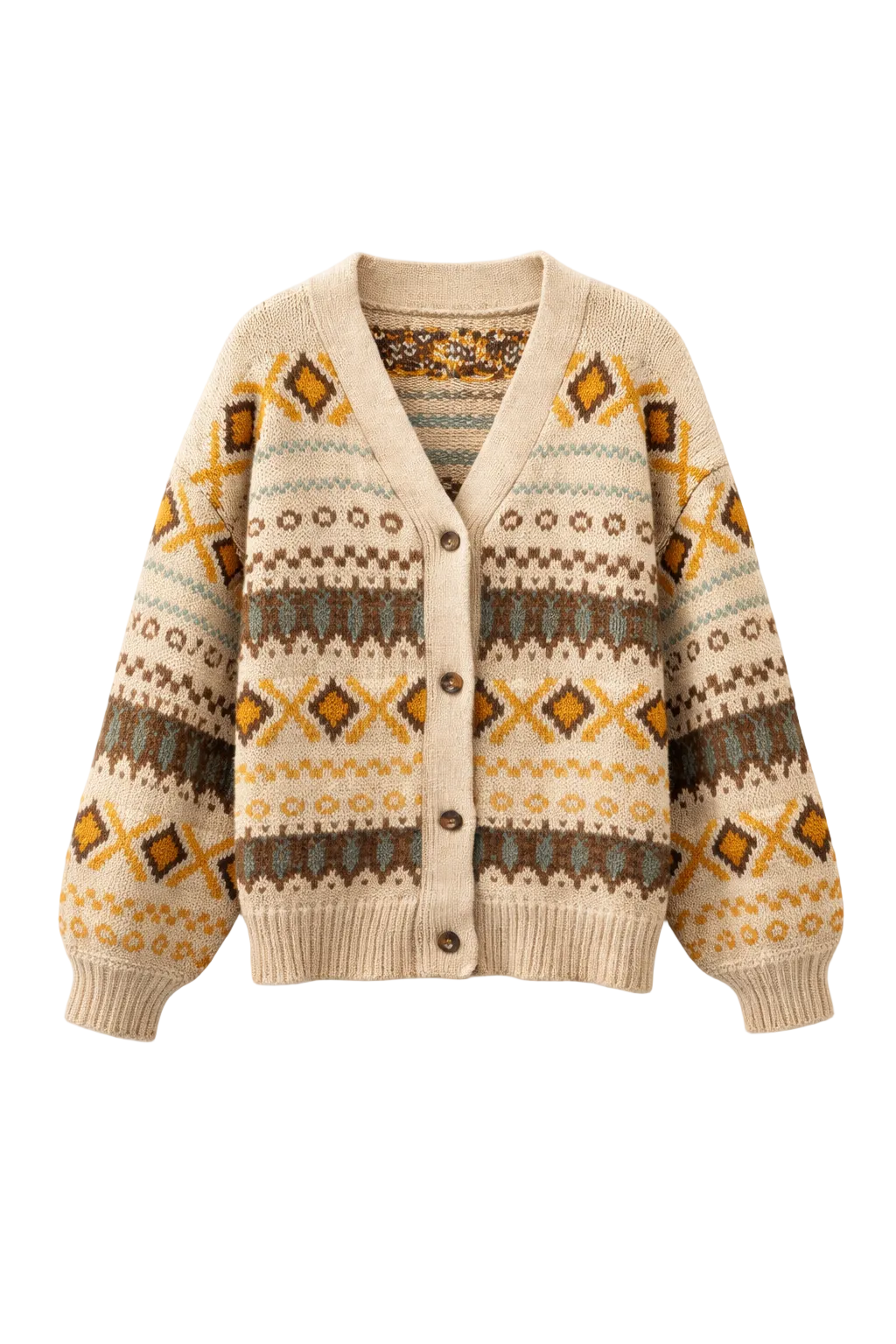 Heritage Fair Isle Cardigan