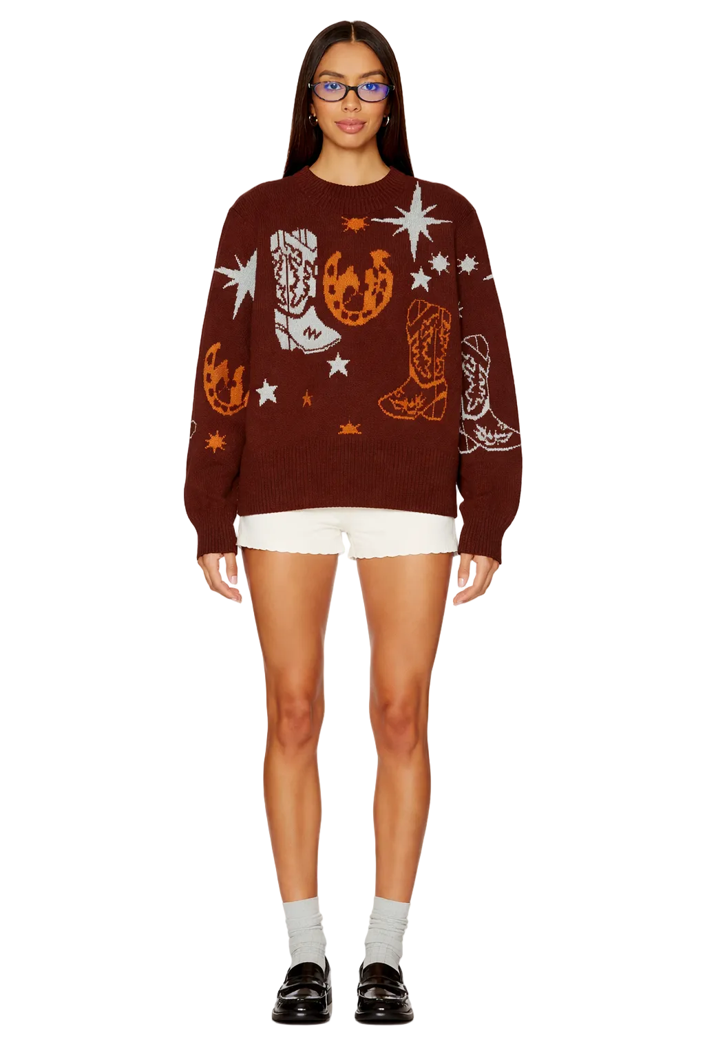 Western Nightfall Knit Sweater