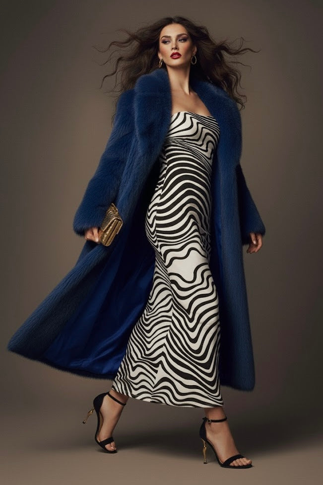 Nona Lux Fur Maxi Coat