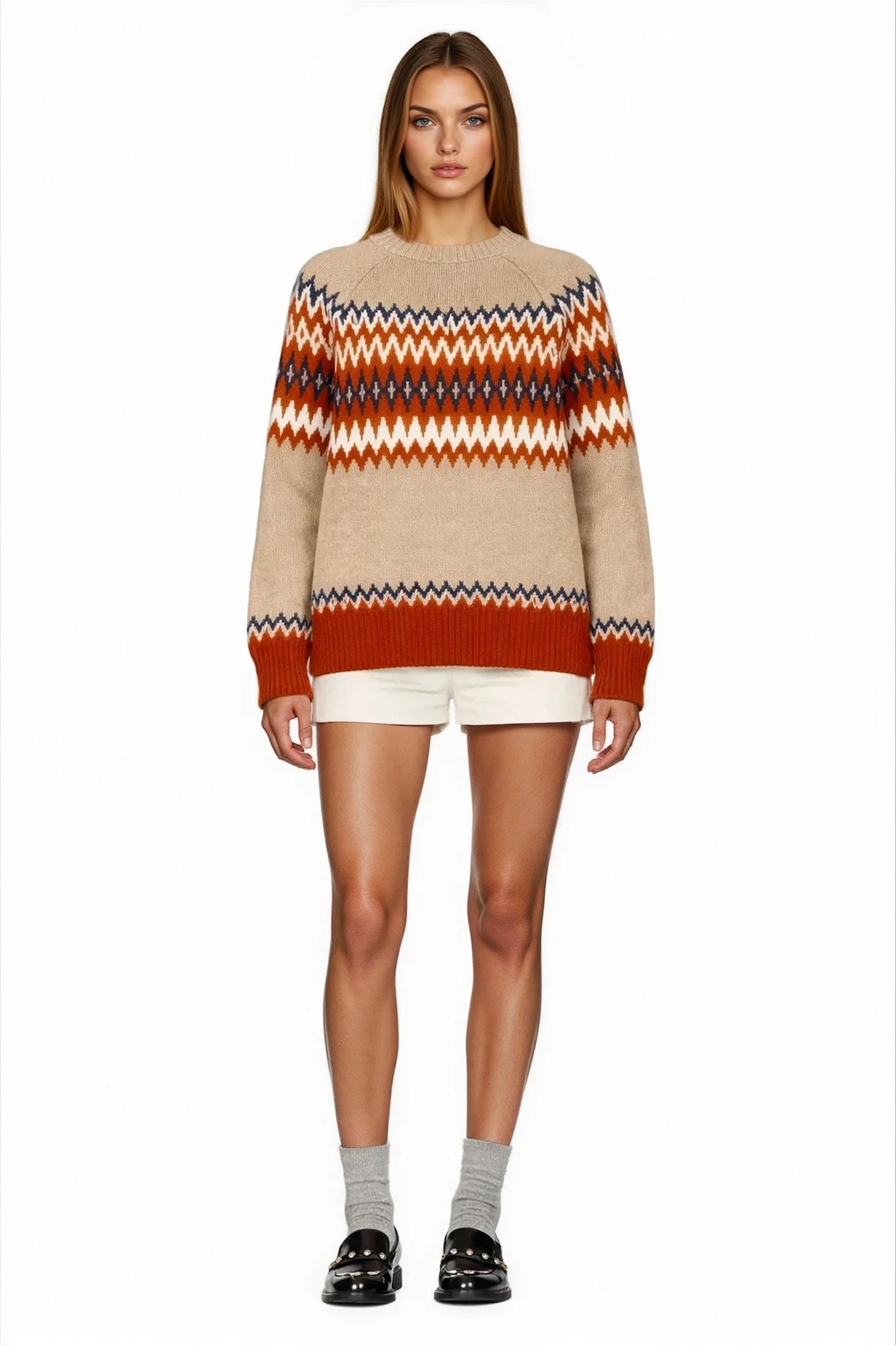 Eva Aztec Knit Sweater