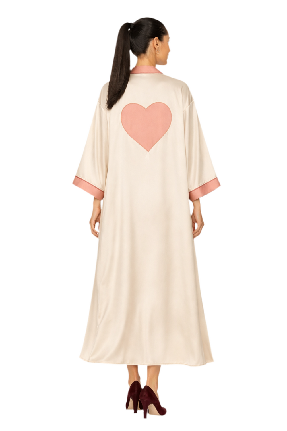 Amour Heart Maxi Kimono
