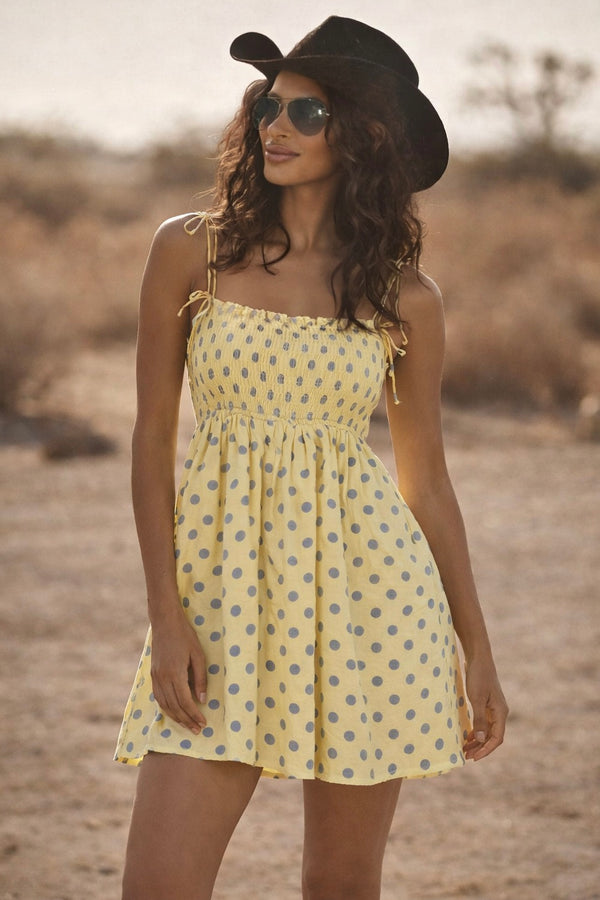 Dot the Line Babydoll Dress