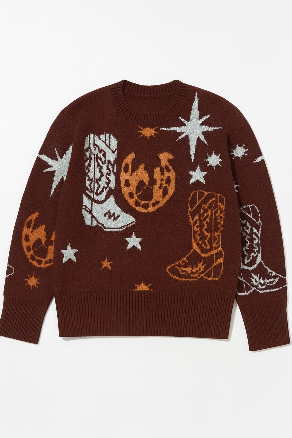 Western Nightfall Knit Sweater