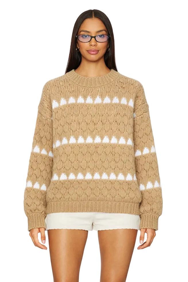 Avery Puff Sleeve Baggy Sweater