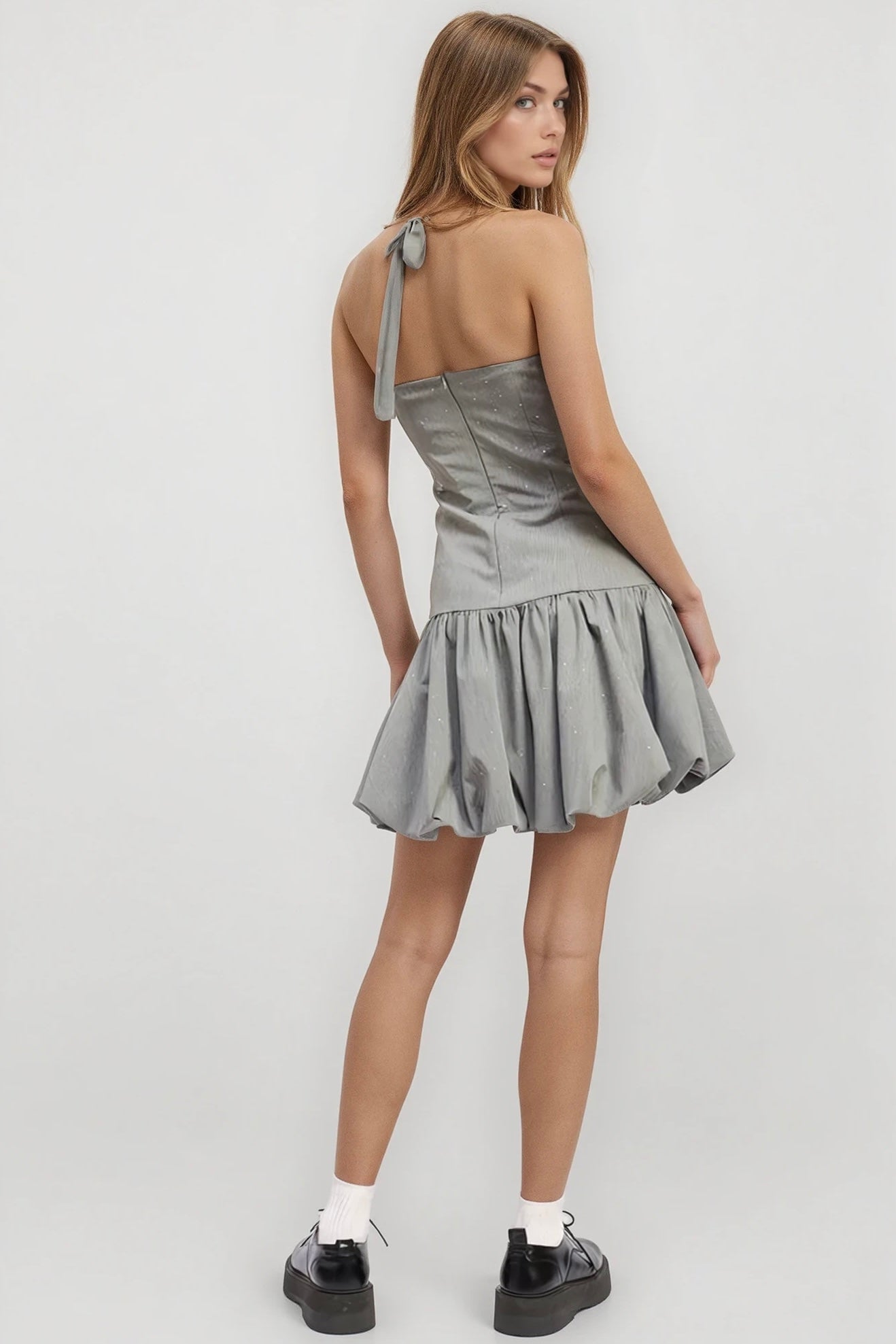 Sweetheart Bubble Mini Dress