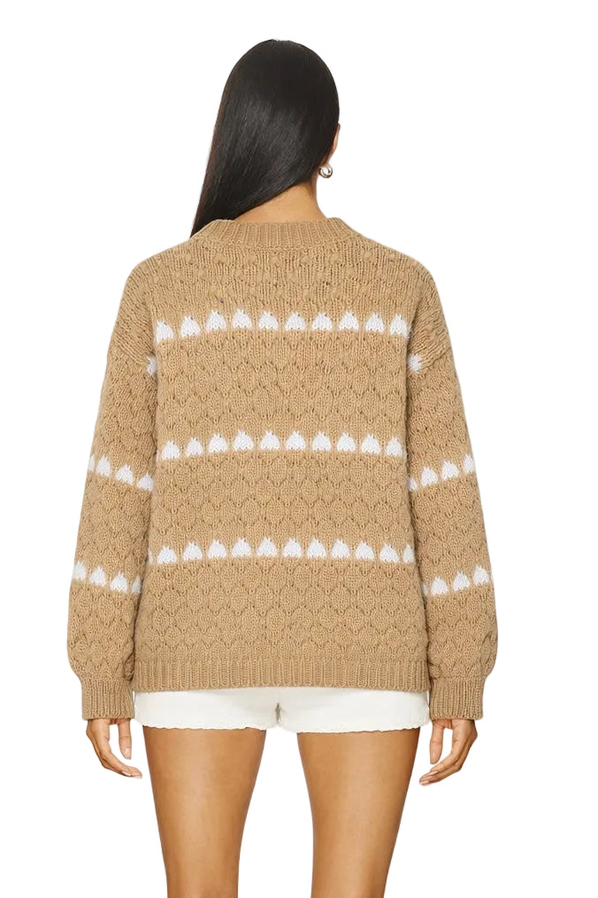 Avery Puff Sleeve Baggy Sweater