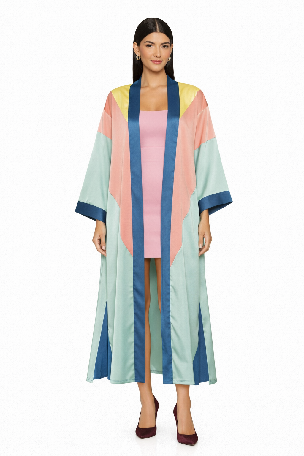 Sunset Prism Maxi Kimono