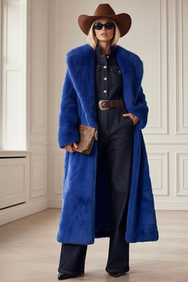 Nona Lux Fur Maxi Coat