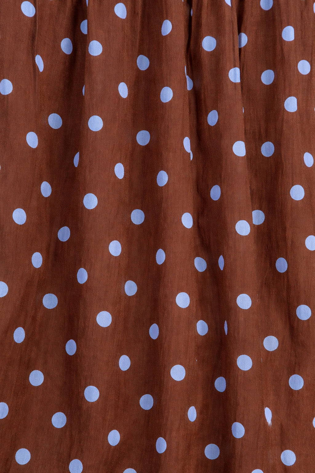 Cocoa Dot Tiered Halter Maxi