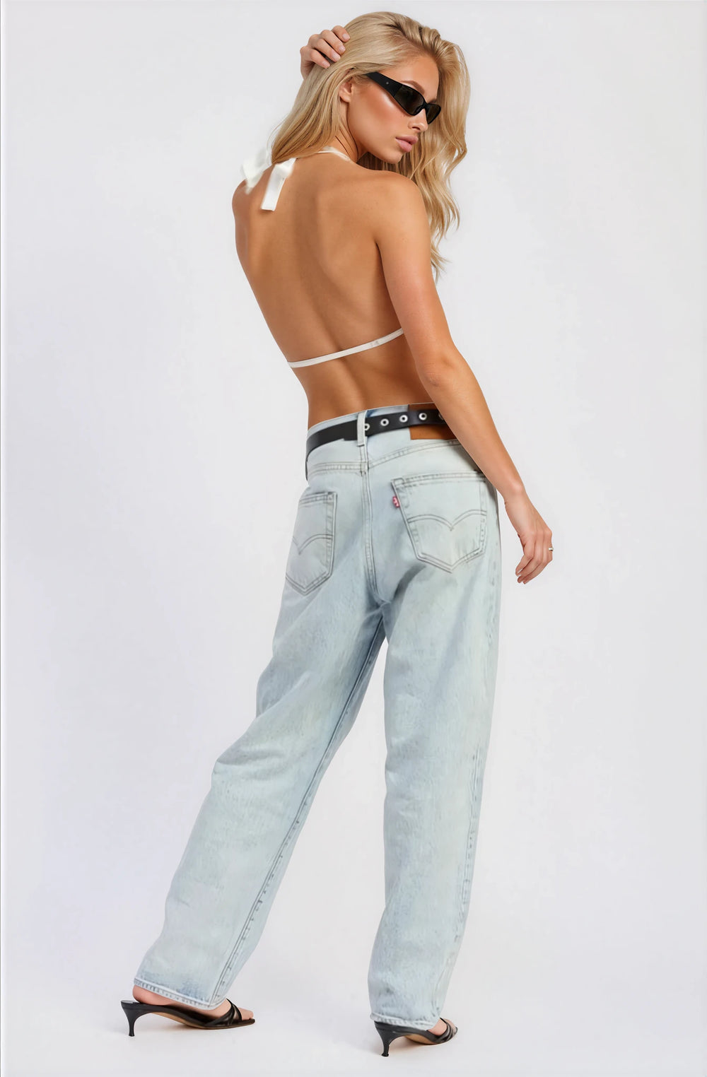 Champagne Nights Sequin Halter