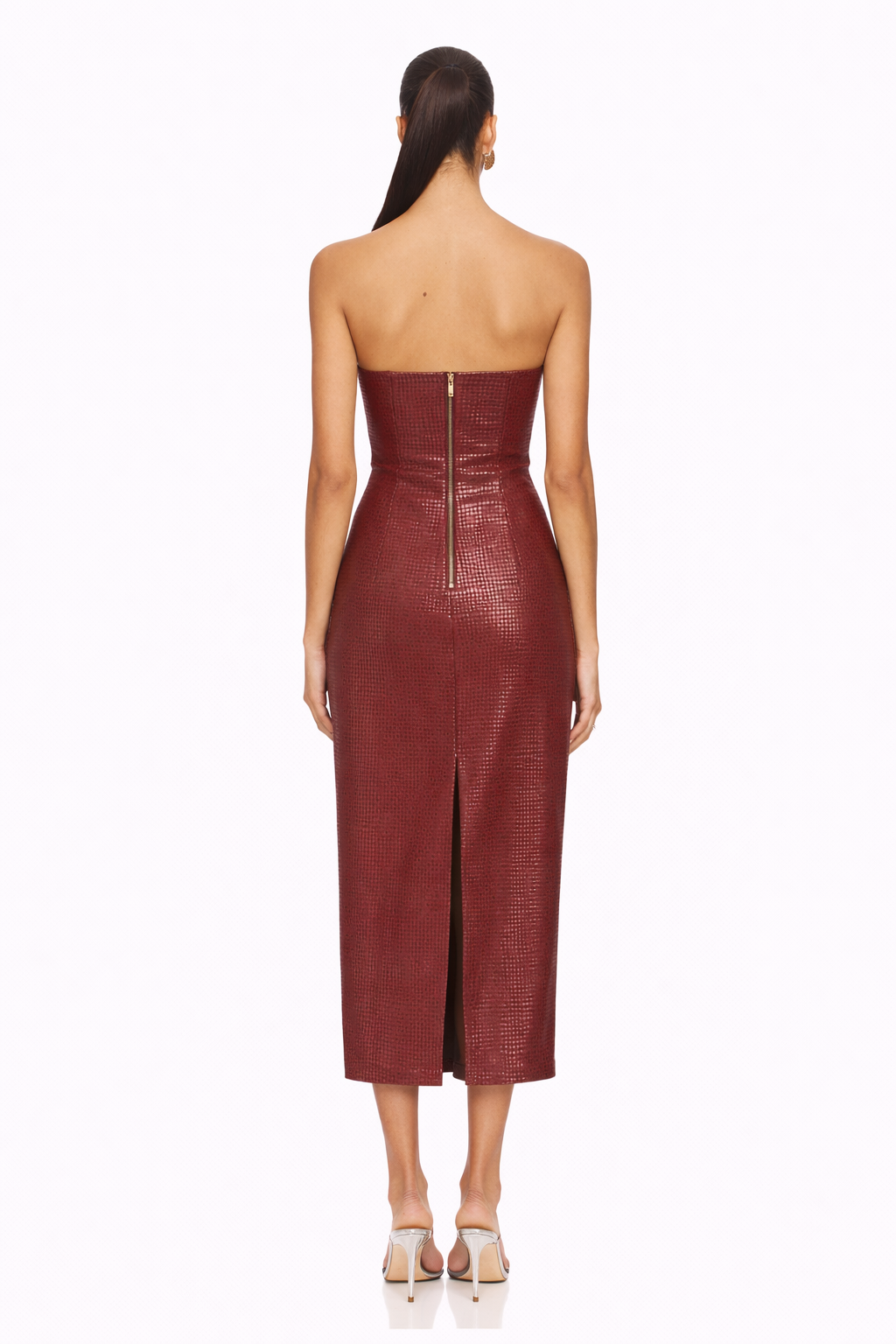 Merlot Chintz Tube Dress