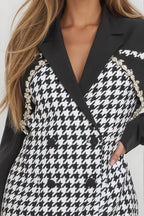 Monochrome Moment Blazer Dress