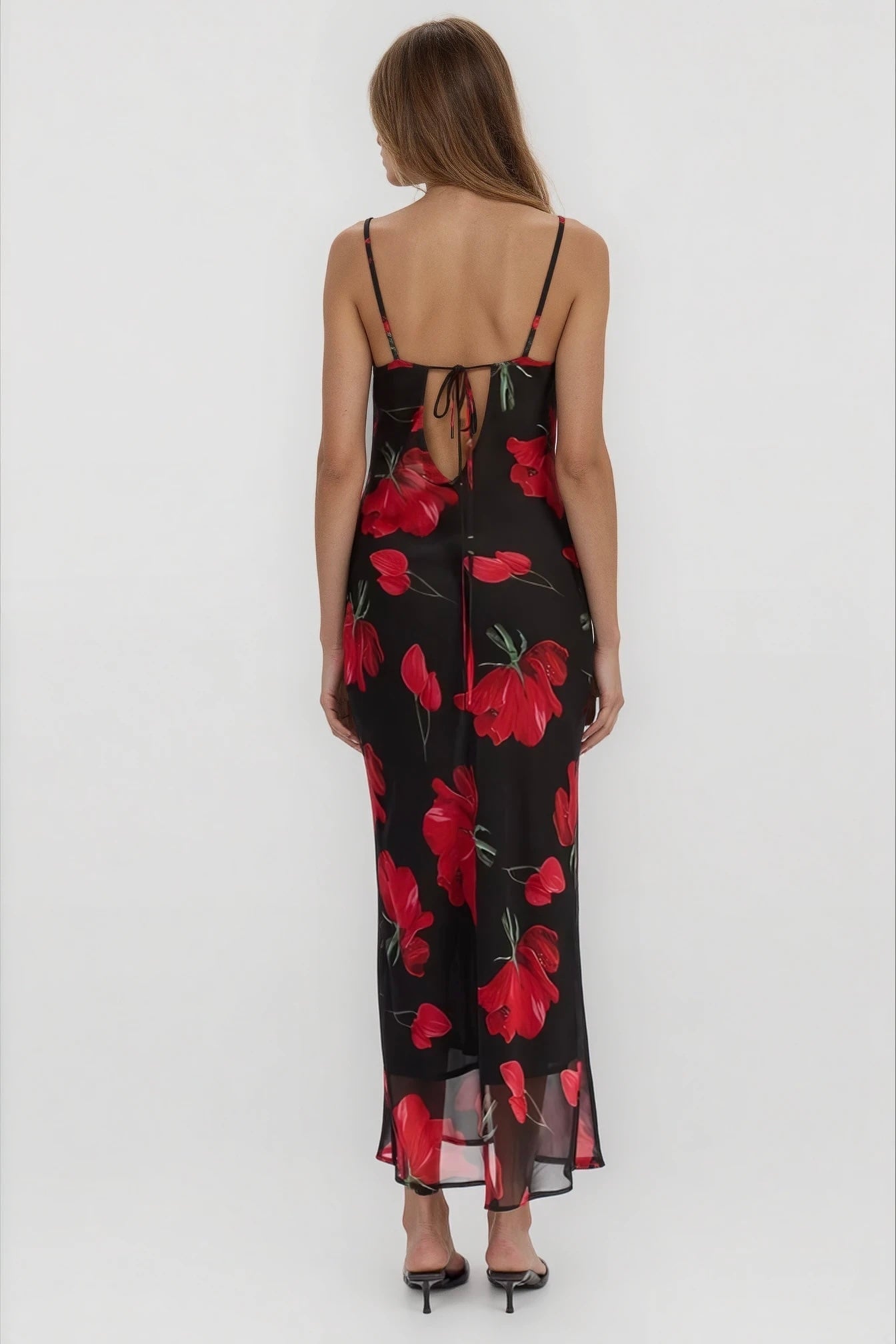 Midnight Bloom Maxi Dress