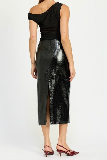Patent Pencil Skirt