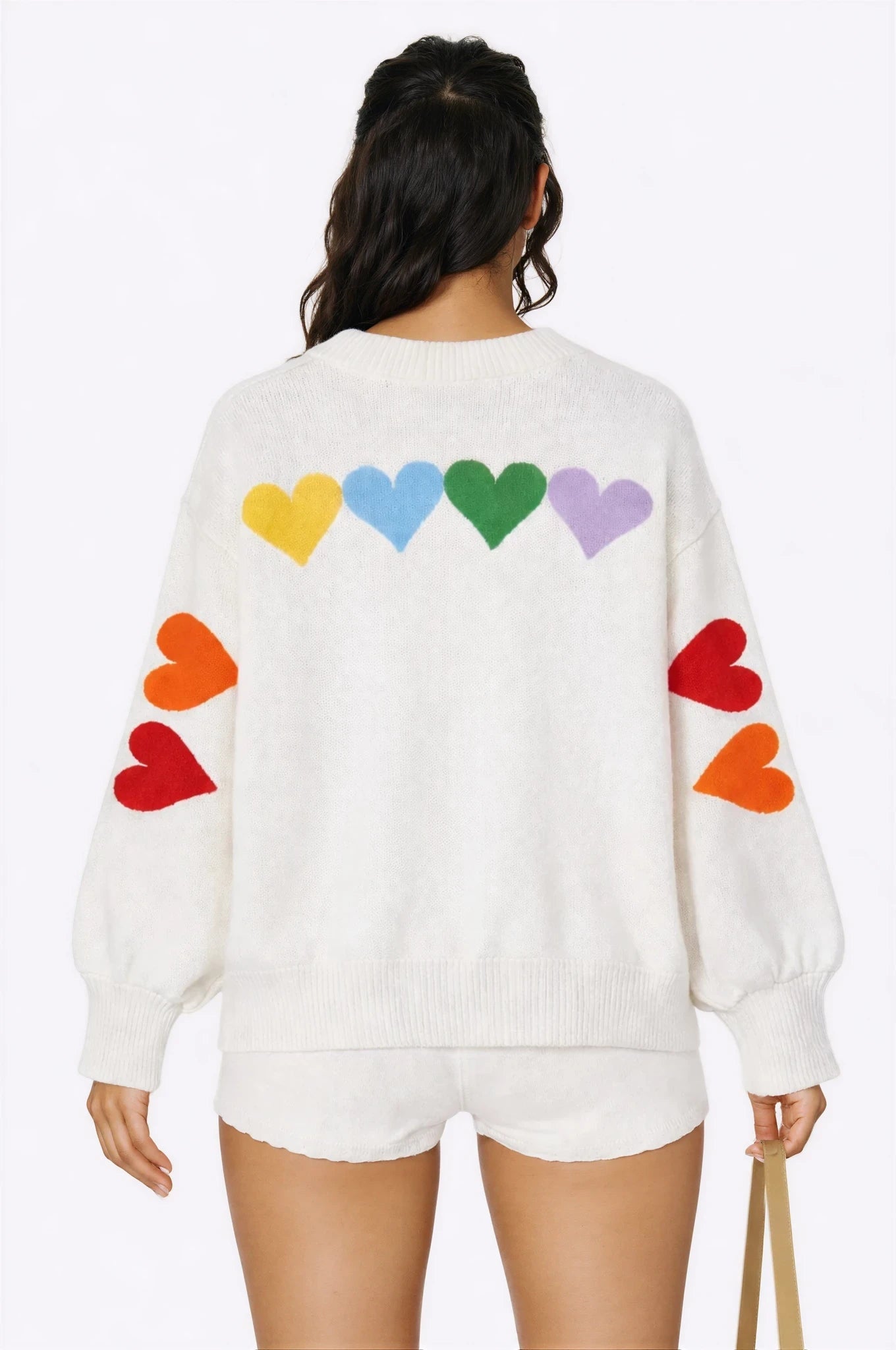 Heart Chenille Sweater