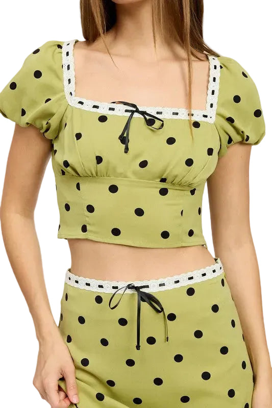 Briley Polka Dot Top