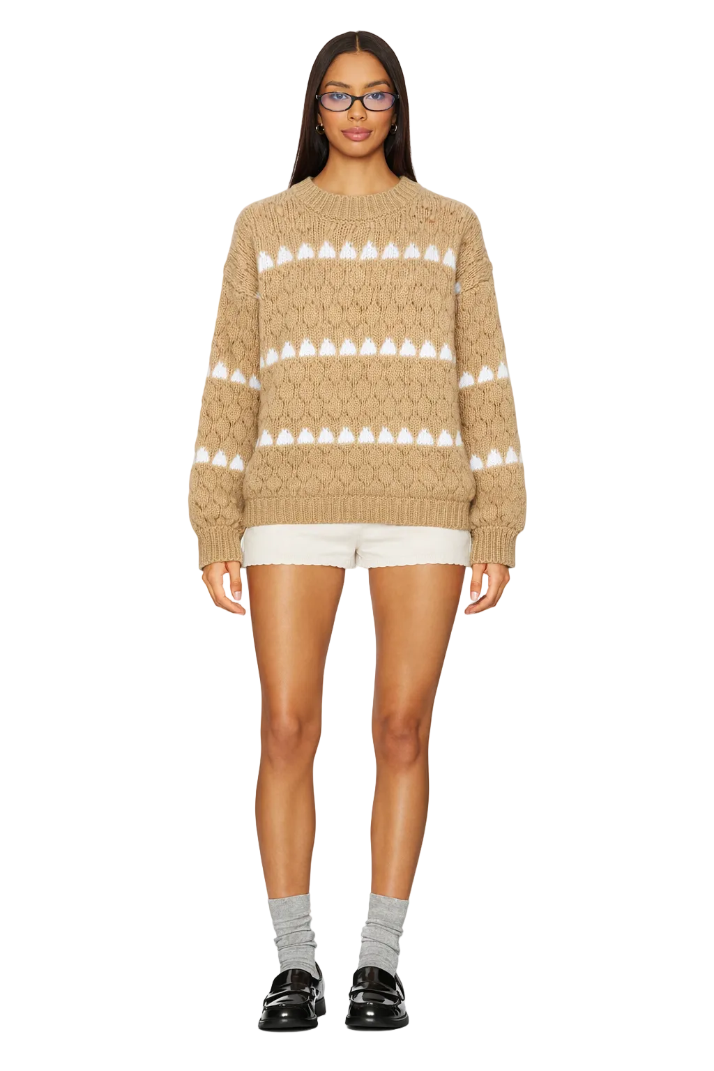 Avery Puff Sleeve Baggy Sweater