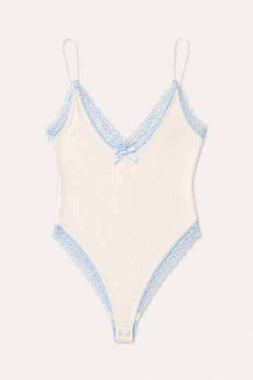 Cloud Kiss Ribbed Bodysuit