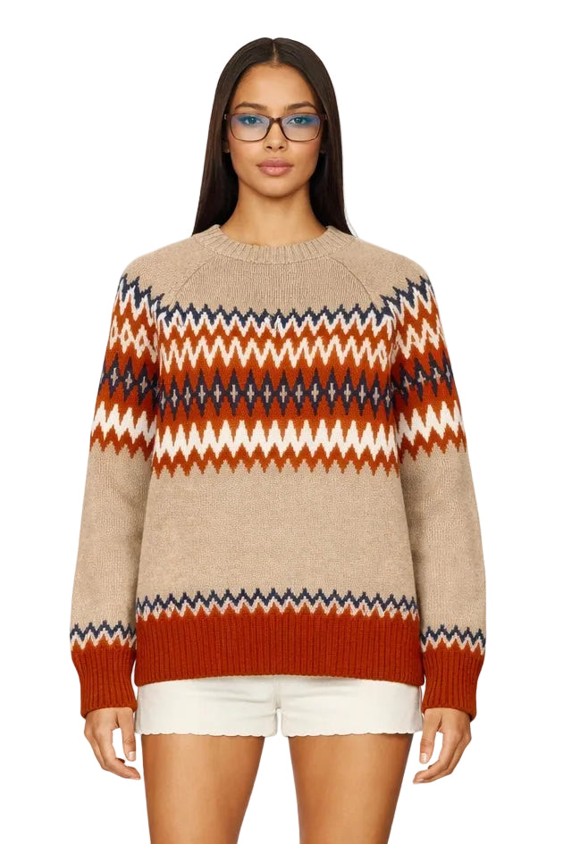 Eva Aztec Knit Sweater