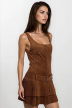 Autumn Suede Mini Dress