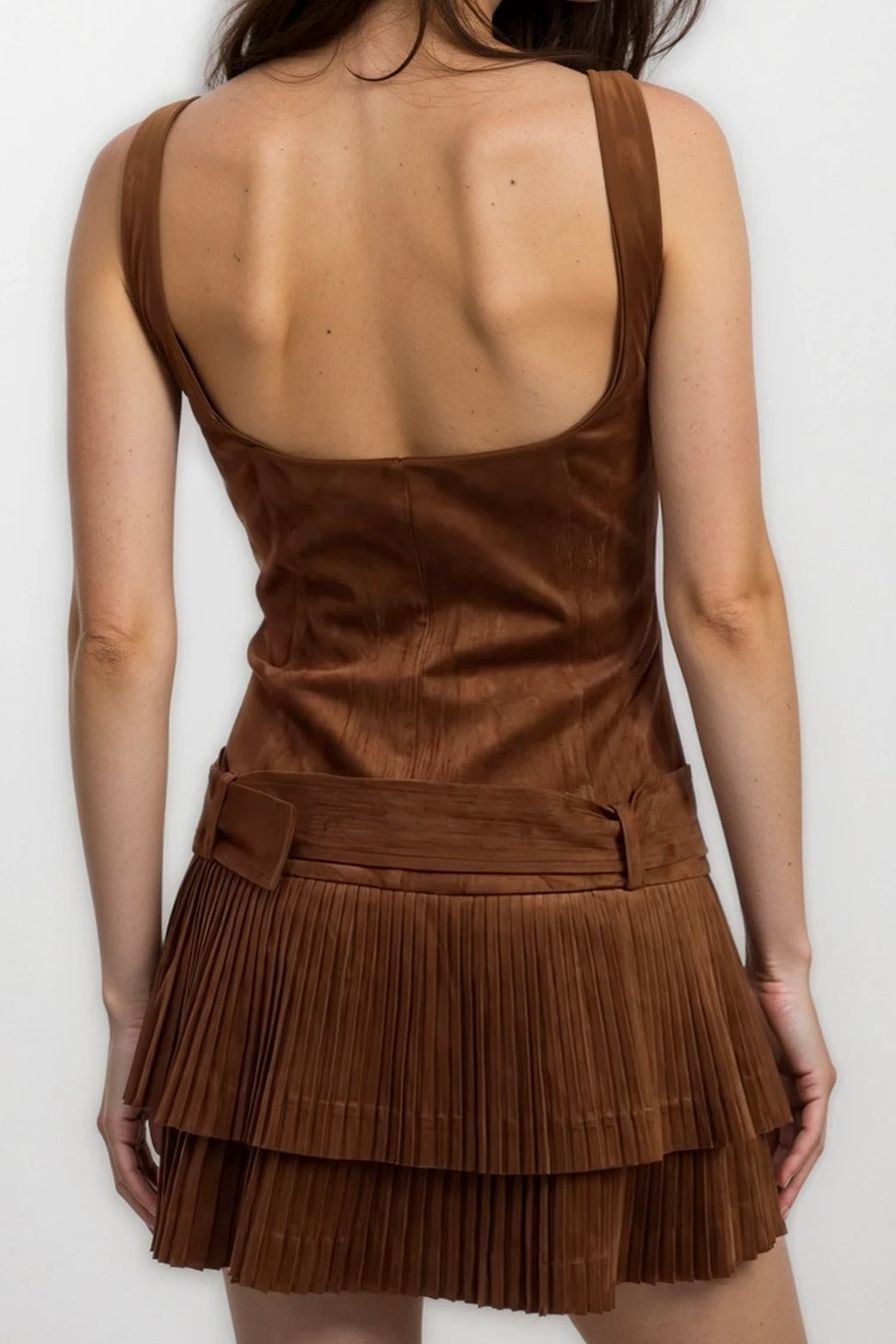 Autumn Suede Mini Dress