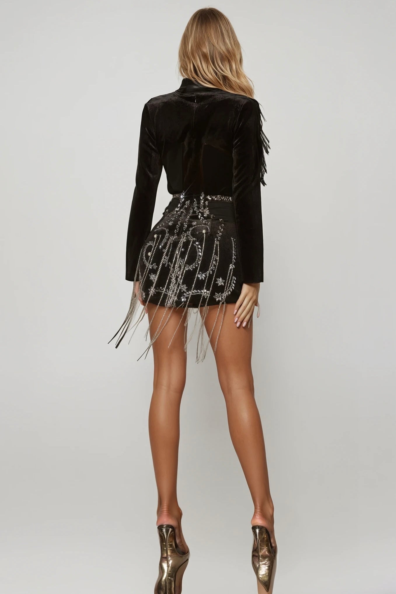 Cowgirl After Dark Blazer Dress