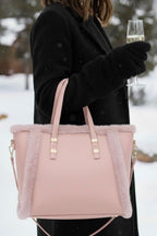 Alpine Luxe Faux Fur Tote